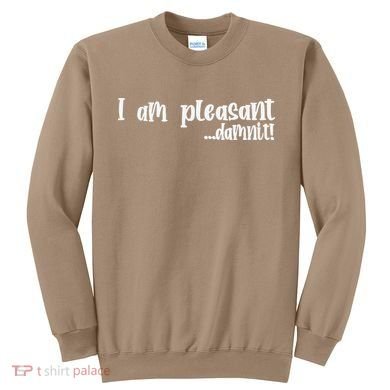 I Am Pleasant Damnit Sweatshirt