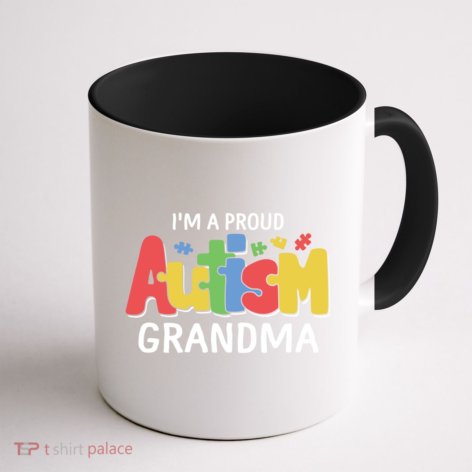 I'm A Proud Autism Grandma Awareness Gift Coffee Mug