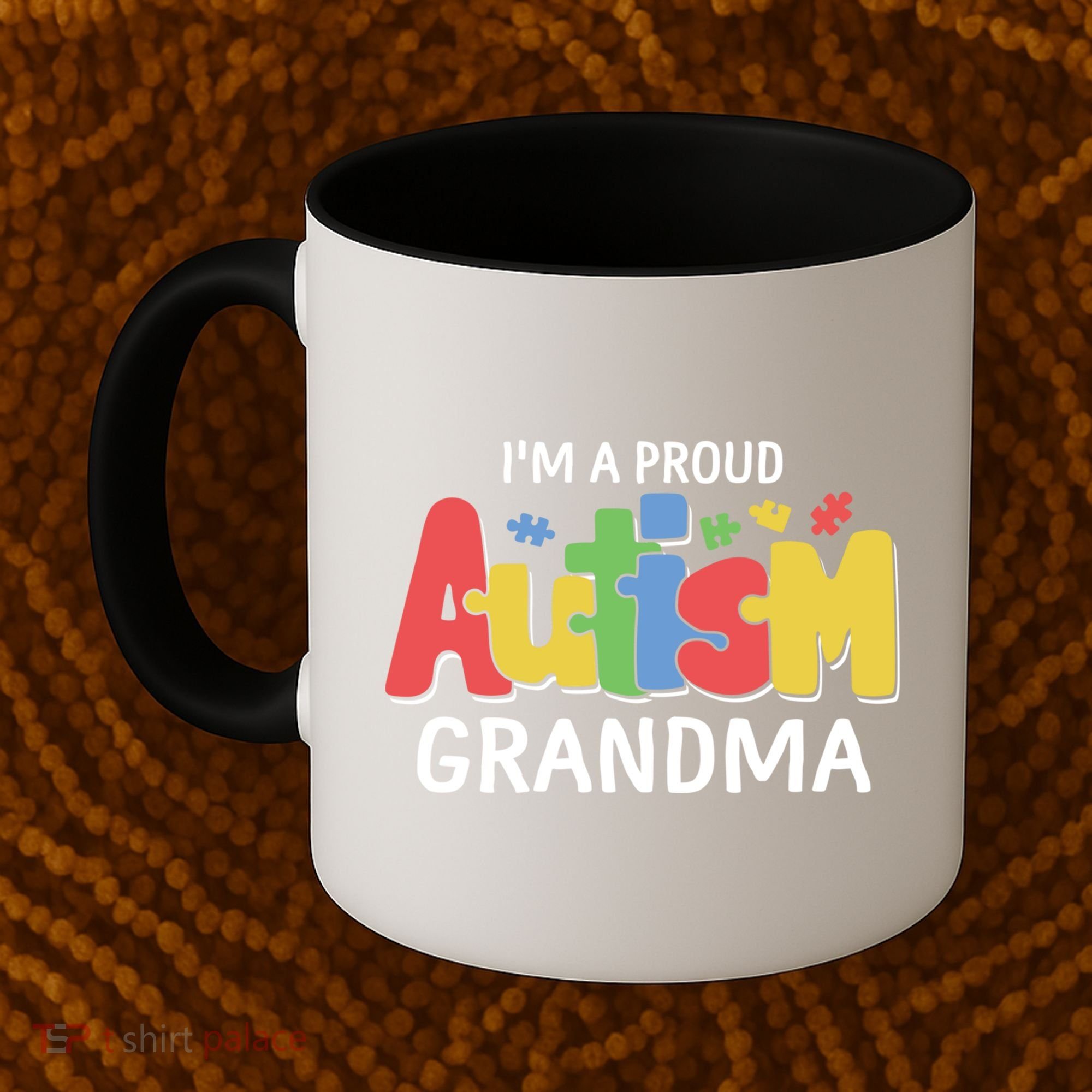 I'm A Proud Autism Grandma Awareness Gift Coffee Mug