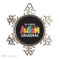 I'm A Proud Autism Grandma Awareness Gift Ornament thumb 0