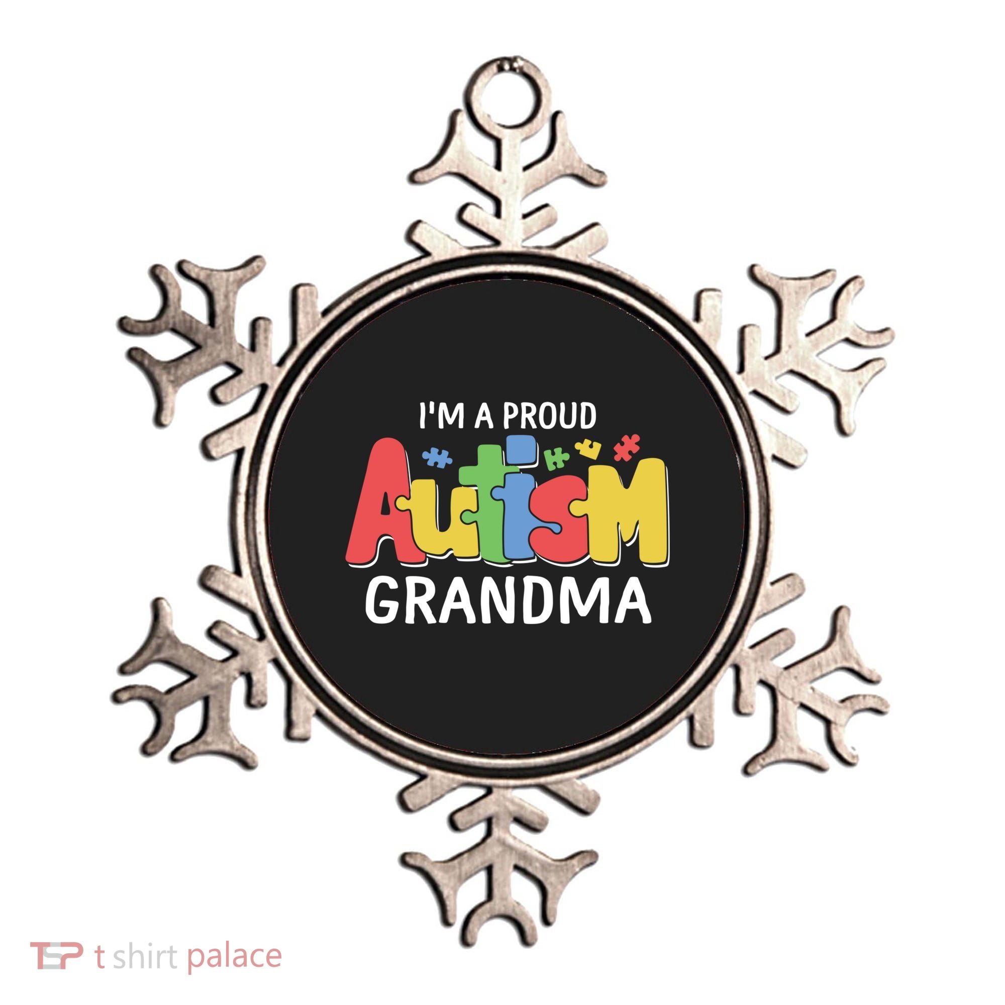 I'm A Proud Autism Grandma Awareness Gift Ornament