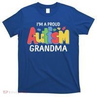 I'm A Proud Autism Grandma Awareness Gift T-Shirt thumb 0