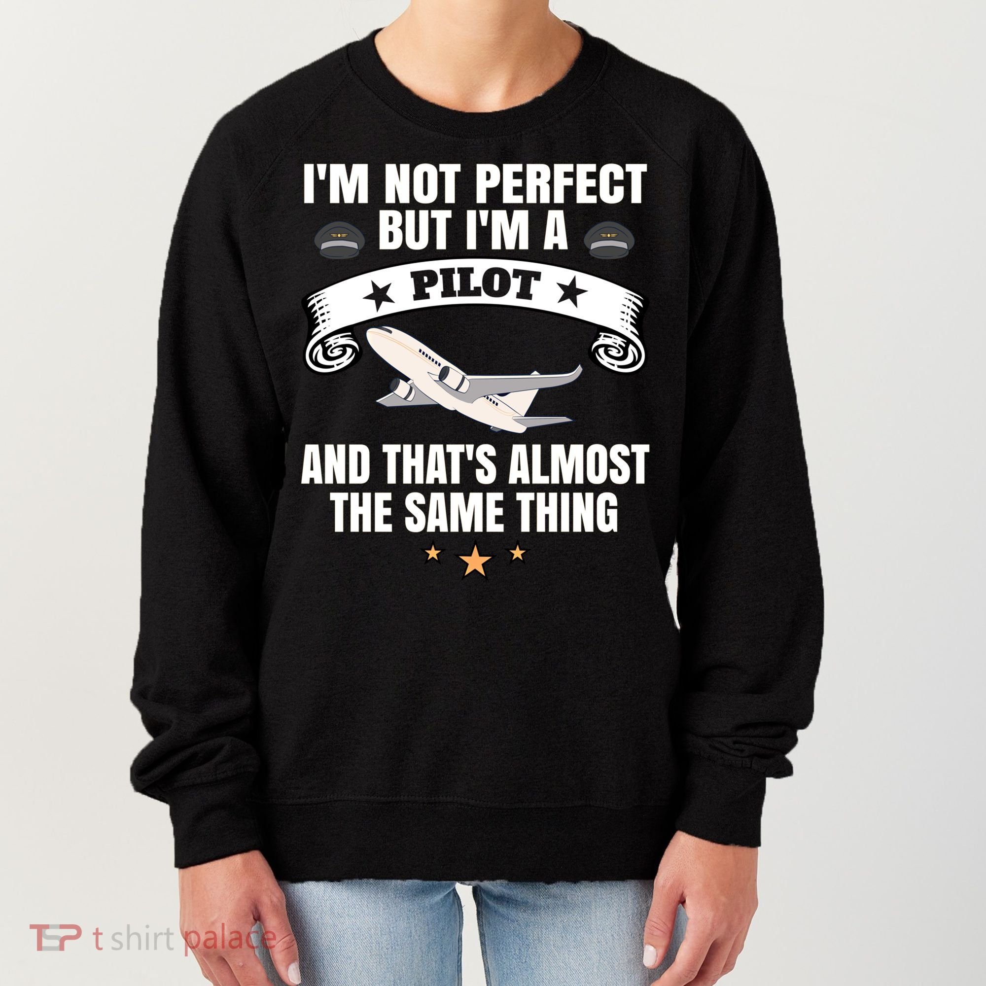 Im A Pilot Airplane Aviation Gift Women's Sweatshirt