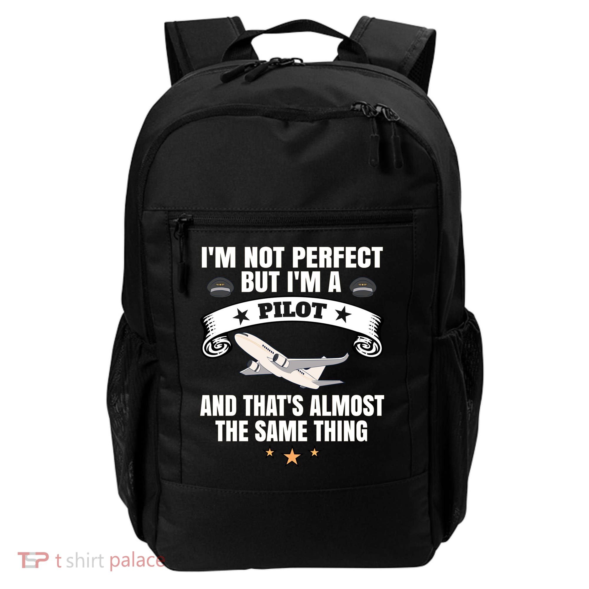 Im A Pilot Airplane Aviation Gift Backpack