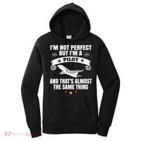 Im A Pilot Airplane Aviation Gift Women's Hoodie thumb 0