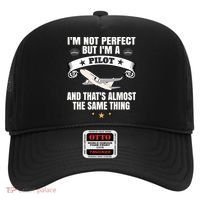 Im A Pilot Airplane Aviation Gift Hat thumb 0