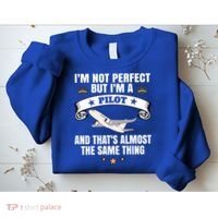 Im A Pilot Airplane Aviation Gift Sweatshirt thumb 2