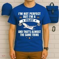 Im A Pilot Airplane Aviation Gift T-Shirt thumb 6
