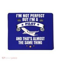 Im A Pilot Airplane Aviation Gift Mousepad thumb 0