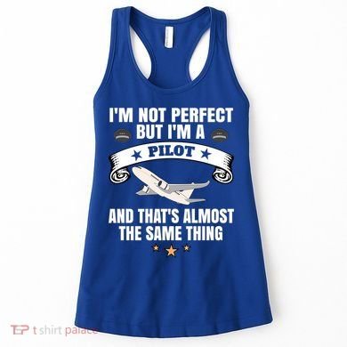 Im A Pilot Airplane Aviation Gift Women's Tank Top