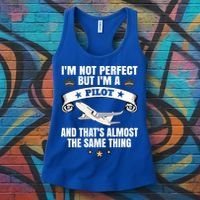 Im A Pilot Airplane Aviation Gift Women's Tank Top thumb 3