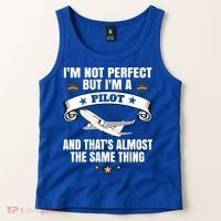 Im A Pilot Airplane Aviation Gift Tank Top thumb 2