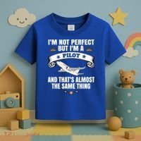 Im A Pilot Airplane Aviation Gift Toddler T-Shirt thumb 3