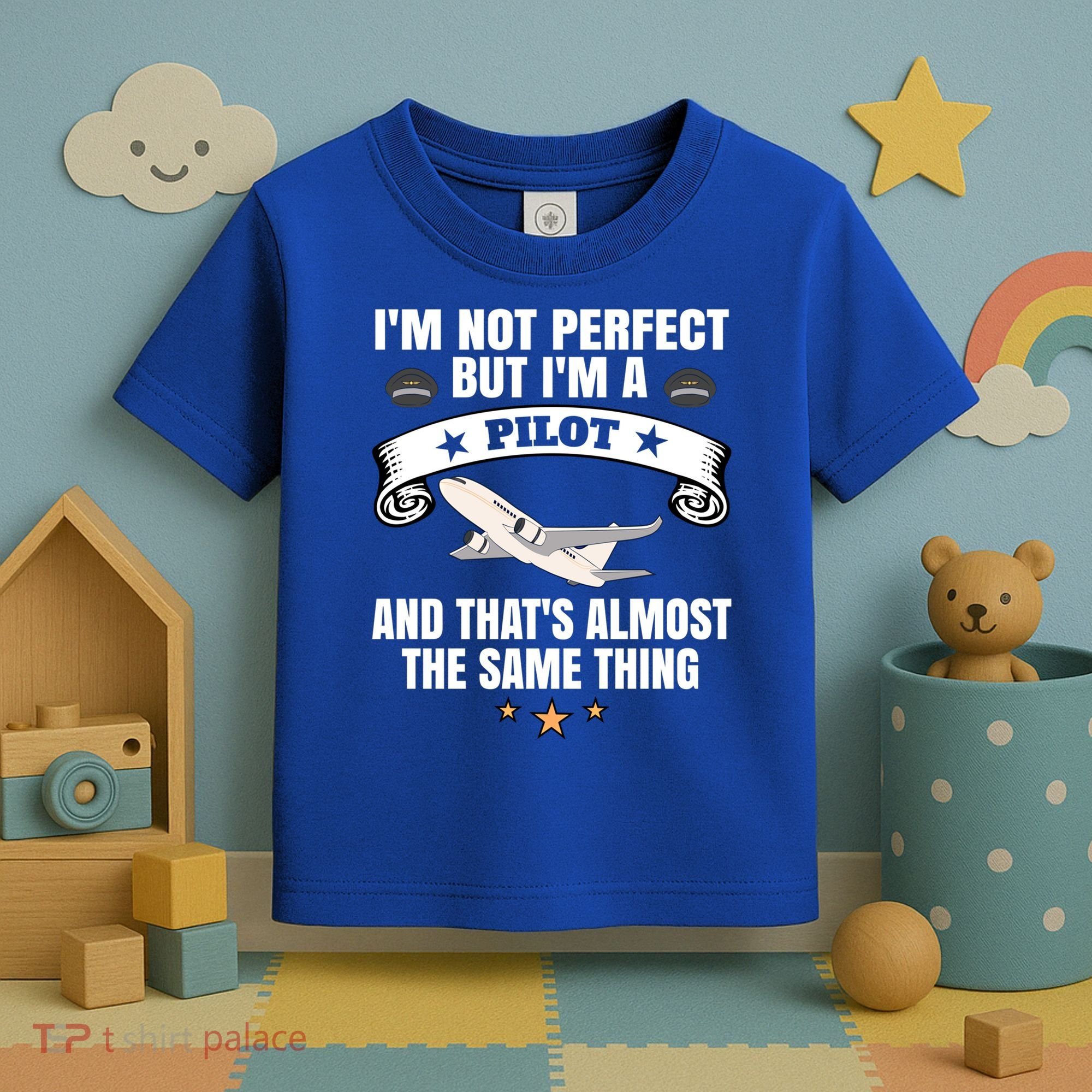 Im A Pilot Airplane Aviation Gift Toddler T-Shirt