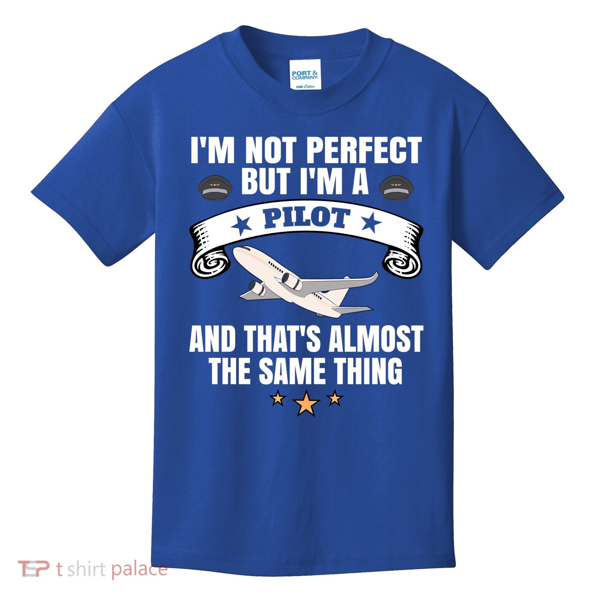 Im A Pilot Airplane Aviation Gift Kids T-Shirt