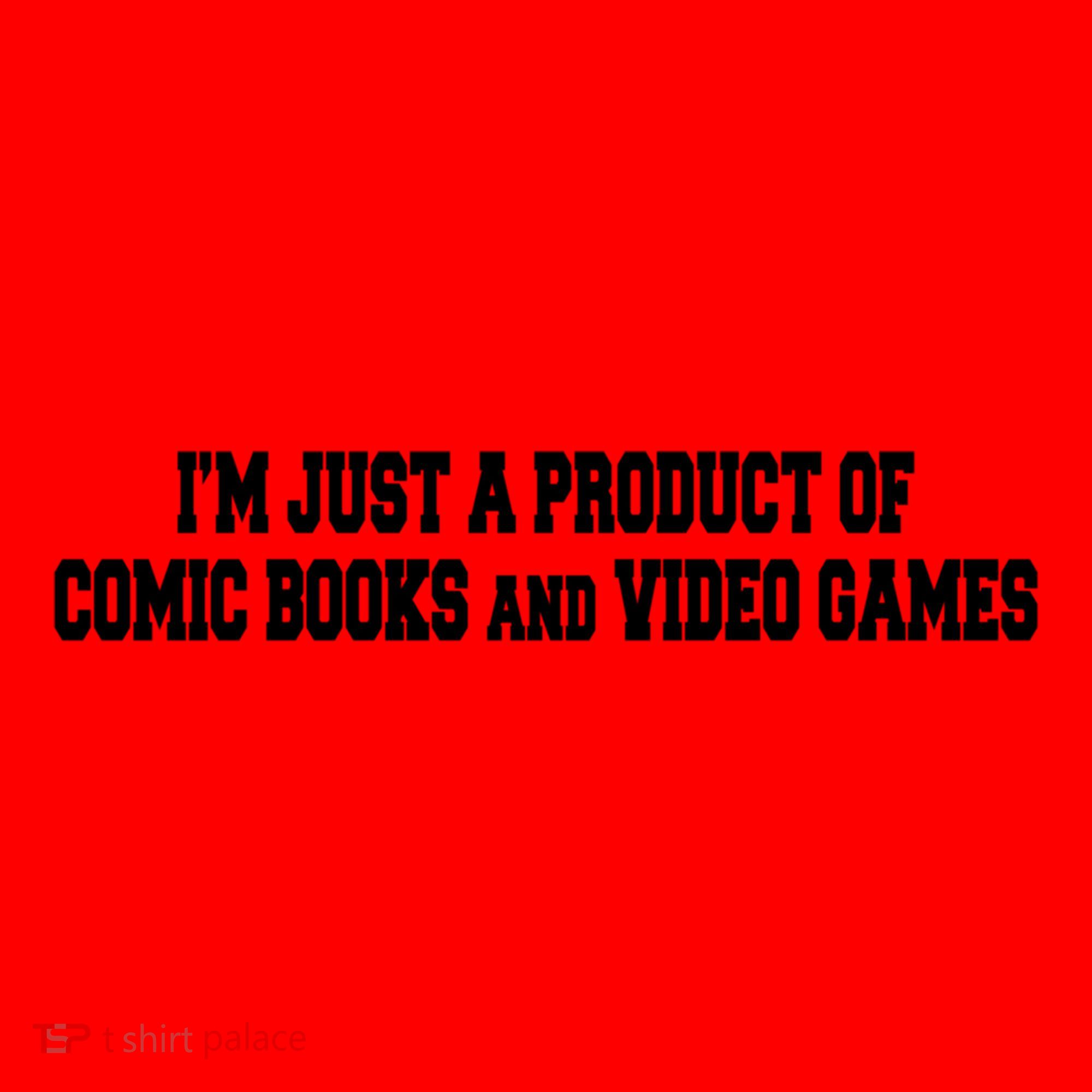 IM A Product Of Comics And Video Games Joke Humor Graphic Gift Santa Hat