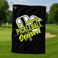 It's Always Pickleball Season Pickleball Paddle Gifts Golf Towel thumb 1
