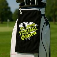 It's Always Pickleball Season Pickleball Paddle Gifts Golf Towel thumb 2