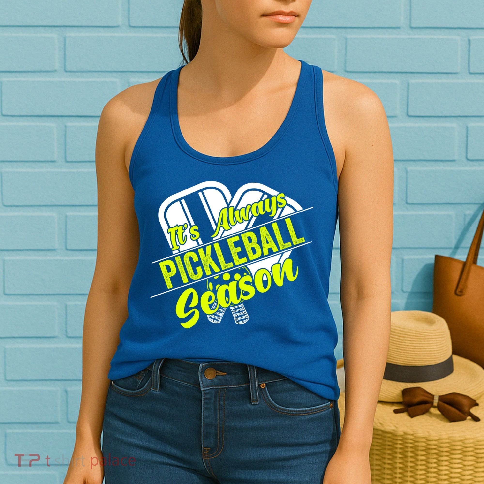 It's Always Pickleball Season Pickleball Paddle Gifts Women's Tank Top