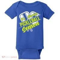 It's Always Pickleball Season Pickleball Paddle Gifts Baby Bodysuit thumb 0
