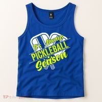 It's Always Pickleball Season Pickleball Paddle Gifts Tank Top thumb 2