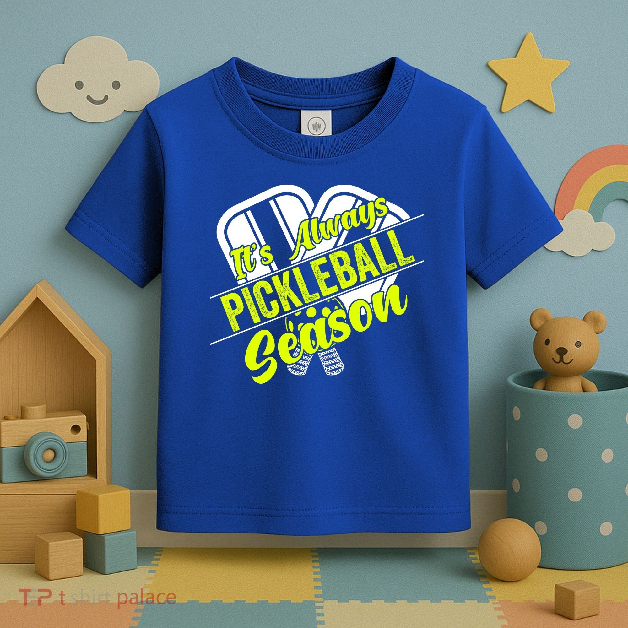 It's Always Pickleball Season Pickleball Paddle Gifts Toddler T-Shirt