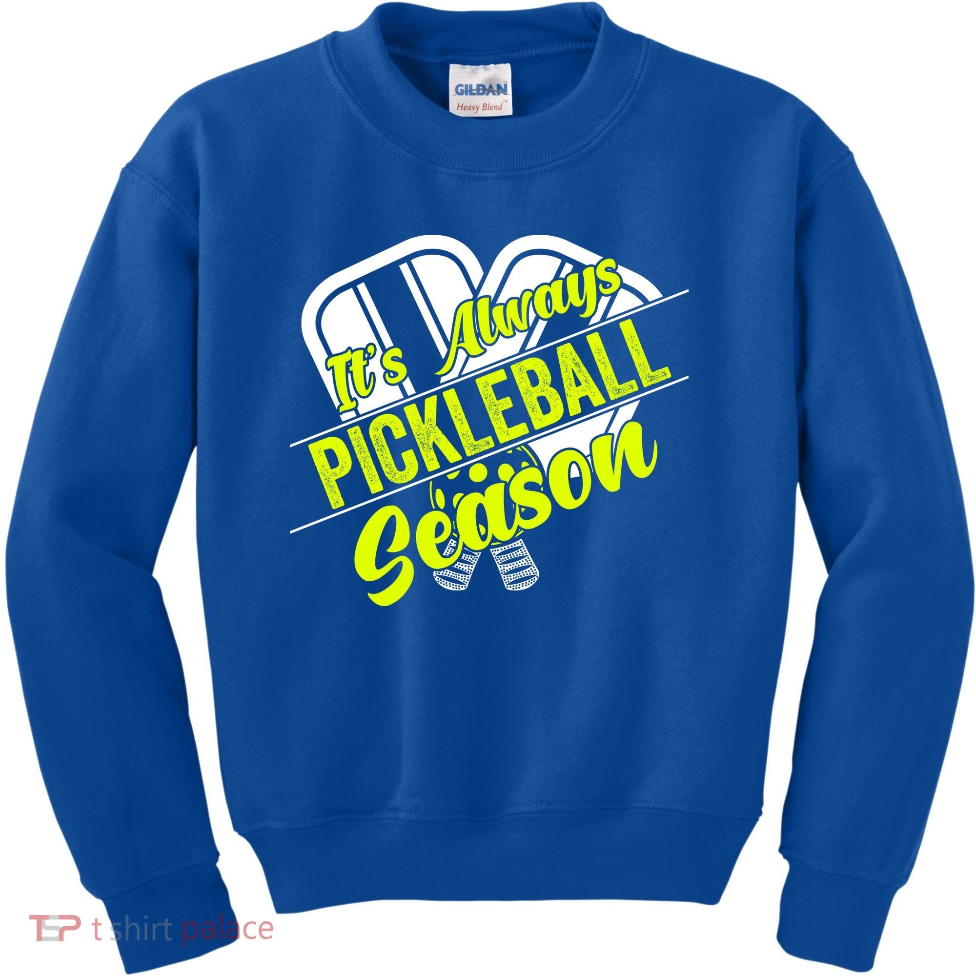 It's Always Pickleball Season Pickleball Paddle Gifts Kids Sweatshirt