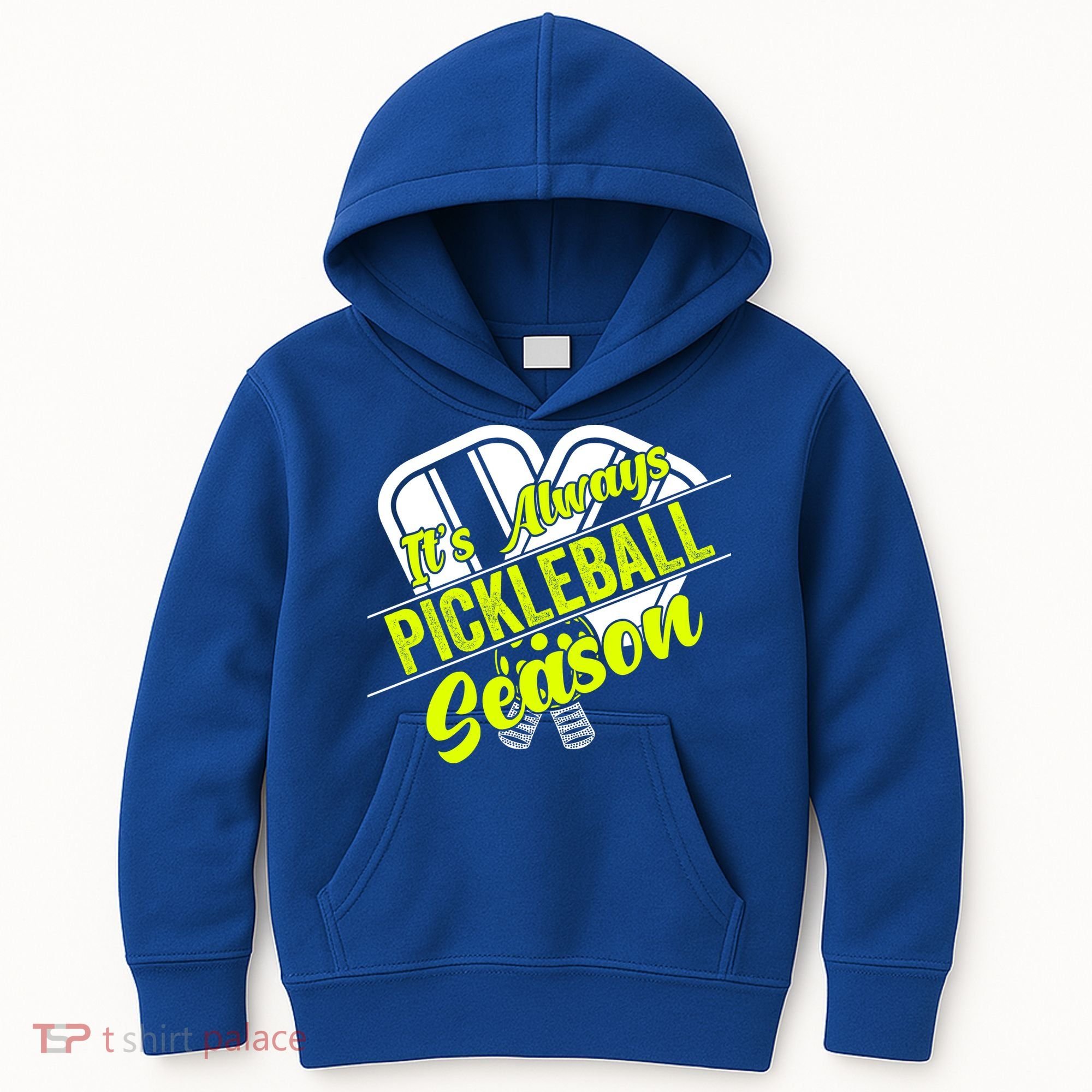 It's Always Pickleball Season Pickleball Paddle Gifts Kids Hoodie