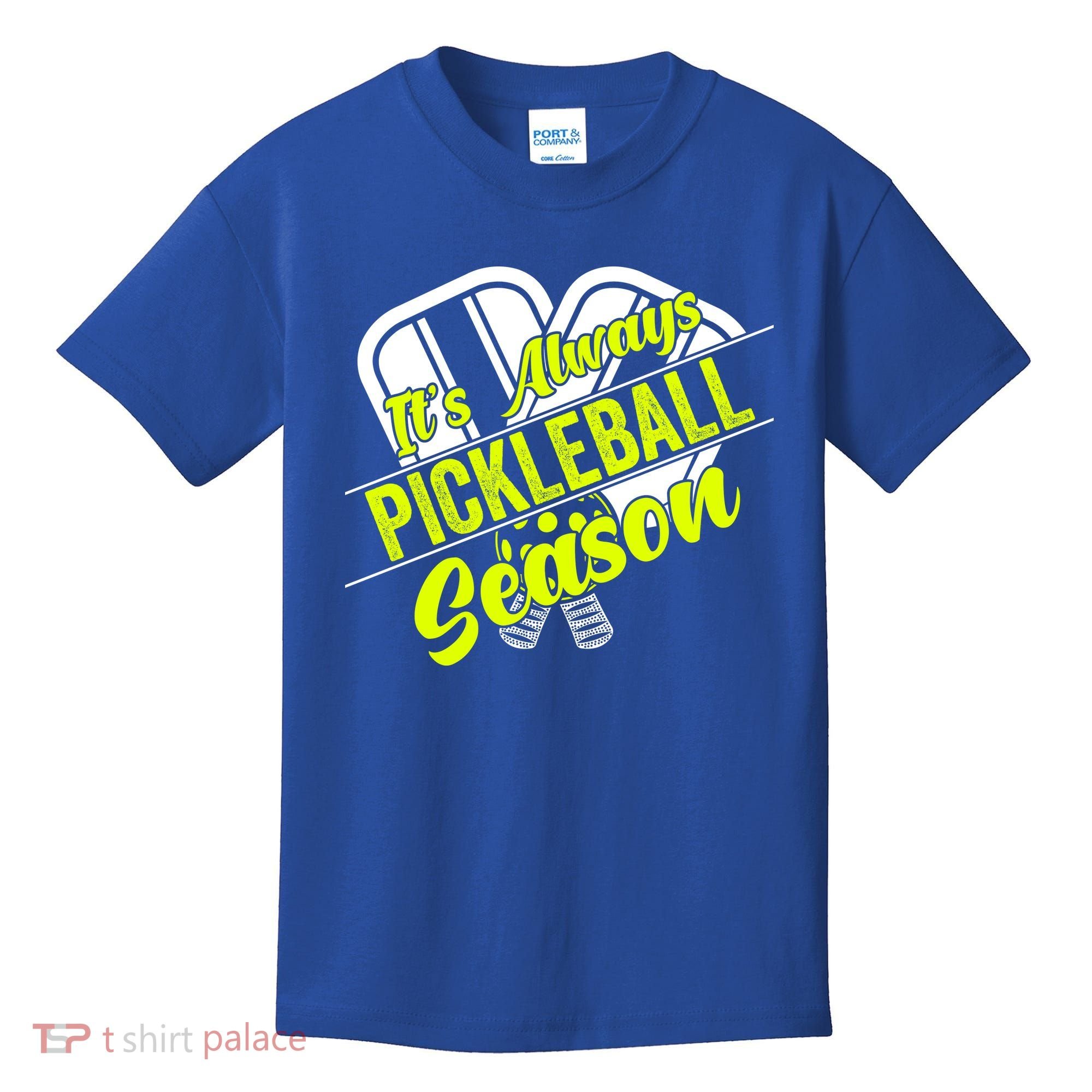 It's Always Pickleball Season Pickleball Paddle Gifts Kids T-Shirt