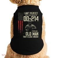 I AinT Perfect But I Do Have A Dd 214 For An Old Man Doggie Tank thumb 0