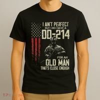 I AinT Perfect But I Do Have A Dd 214 For An Old Man T-Shirt thumb 3