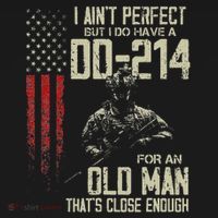 I AinT Perfect But I Do Have A Dd 214 For An Old Man Women's Hoodie thumb 2