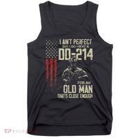 I AinT Perfect But I Do Have A Dd 214 For An Old Man Tank Top thumb 0