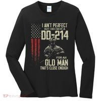 I AinT Perfect But I Do Have A Dd 214 For An Old Man Women's Long Sleeve Shirt thumb 0