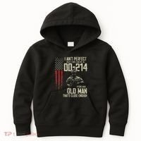 I AinT Perfect But I Do Have A Dd 214 For An Old Man Kids Hoodie thumb 0