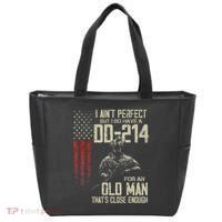 I AinT Perfect But I Do Have A Dd 214 For An Old Man Tote Bag thumb 0