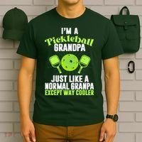 I'm A Pickleball Grandpa Just Like A Normal Grandpa Except Way Cooler T-Shirt thumb 6