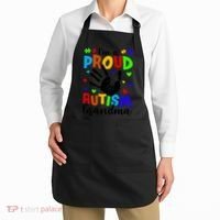 I'm A Proud Autism Grandma Autism Awareness Meaningful Gift Apron thumb 2