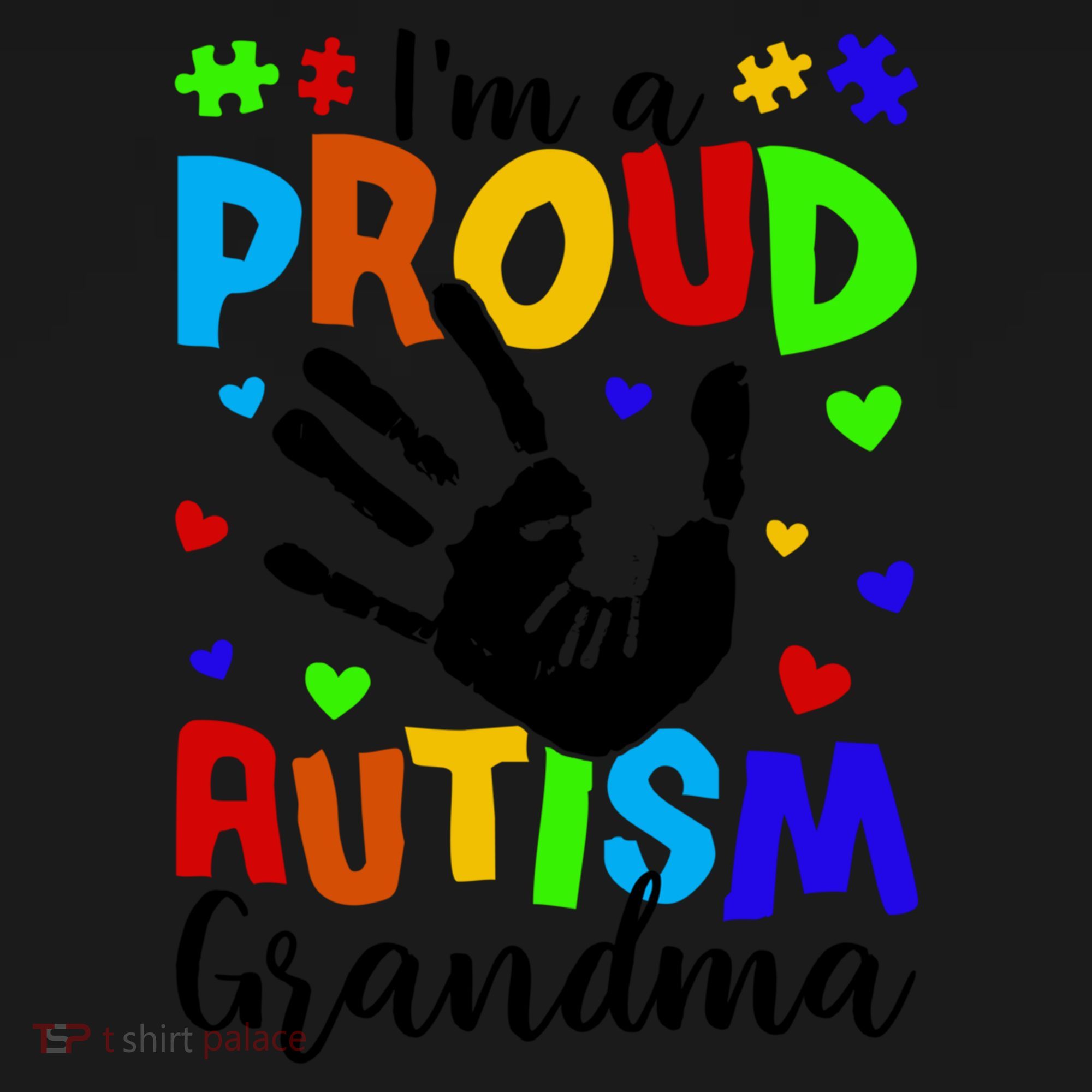 I'm A Proud Autism Grandma Autism Awareness Meaningful Gift Women's Tank Top