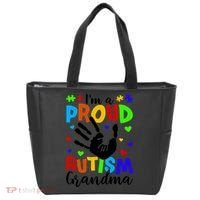 I'm A Proud Autism Grandma Autism Awareness Meaningful Gift Tote Bag thumb 0