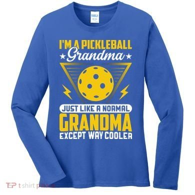 I'm A Pickleball Gift For Pickleball Player Women's Long Sleeve Shirt