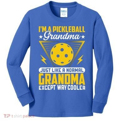 I'm A Pickleball Gift For Pickleball Player Kids Long Sleeve Shirt