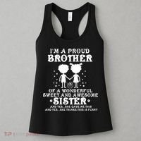 I'm A Proud Brother Of A Wonderful Sweet And Awesome Sister Women's Tank Top thumb 3