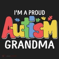I'm A Proud Autism Grandma Awareness Gift Women's Sweatshirt thumb 2