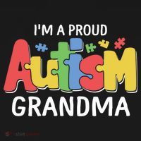 I'm A Proud Autism Grandma Awareness Gift Bucket Hat thumb 4