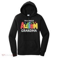 I'm A Proud Autism Grandma Awareness Gift Women's Hoodie thumb 0
