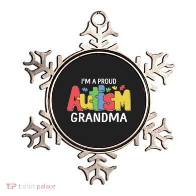 I'm A Proud Autism Grandma Awareness Gift Ornament