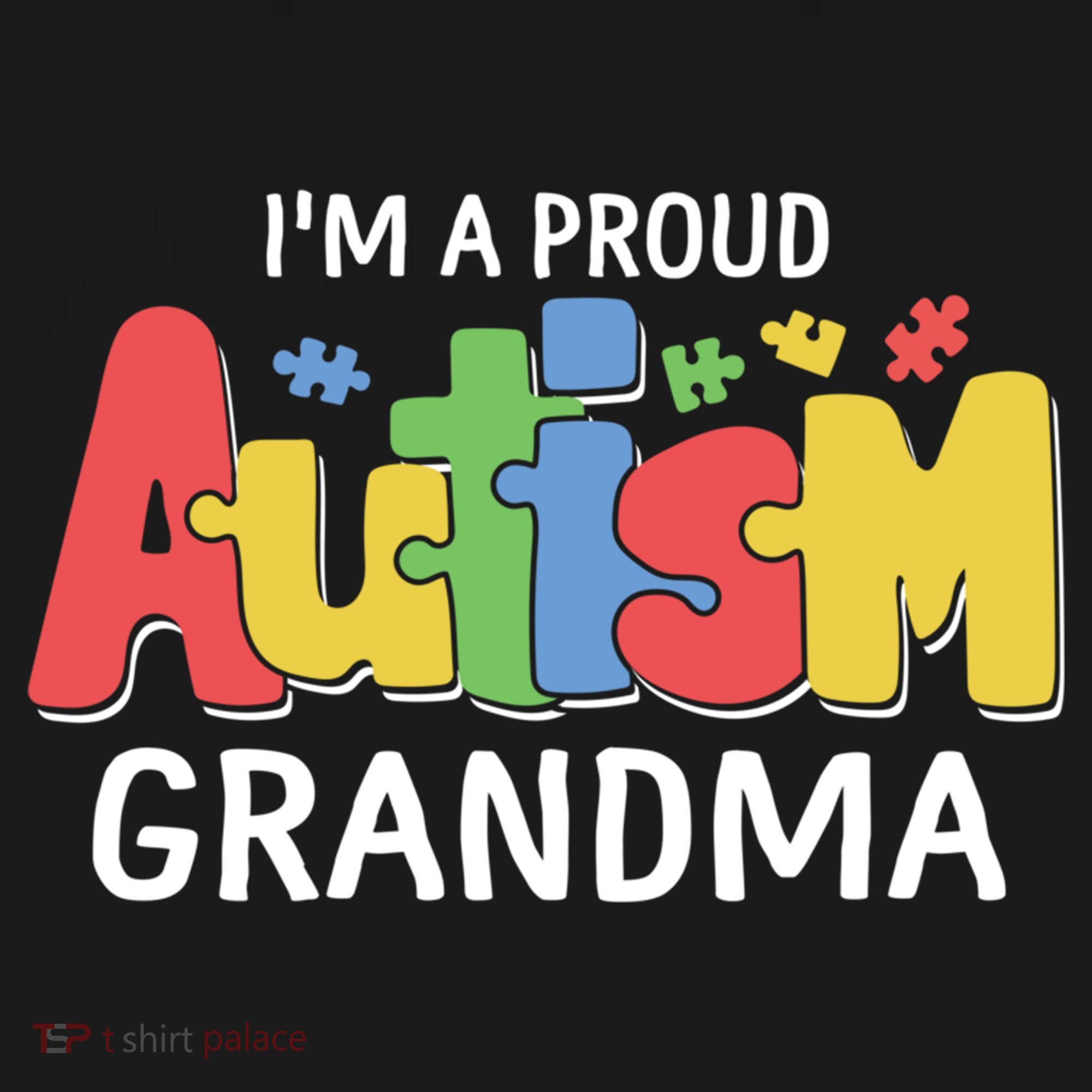I'm A Proud Autism Grandma Awareness Gift Ornament