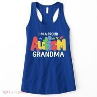 I'm A Proud Autism Grandma Awareness Gift Women's Tank Top thumb 0