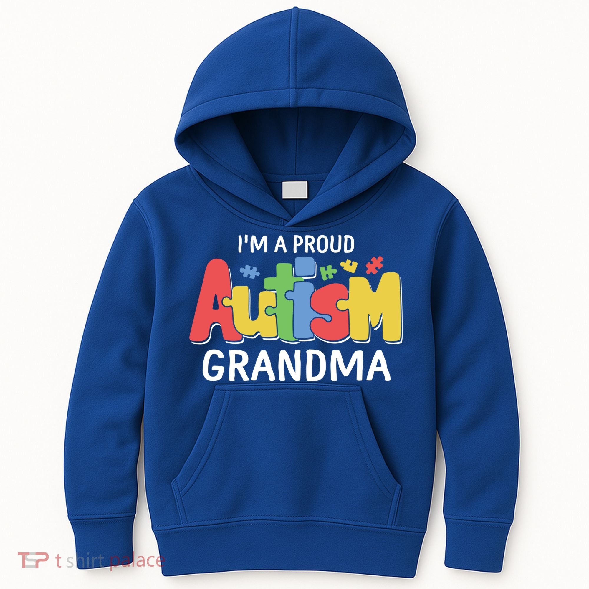 I'm A Proud Autism Grandma Awareness Gift Kids Hoodie